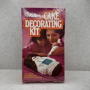 Wilton Rag Doll Cake Decorating Kit Vintage 1970s Retro Baking Pan Set NOS